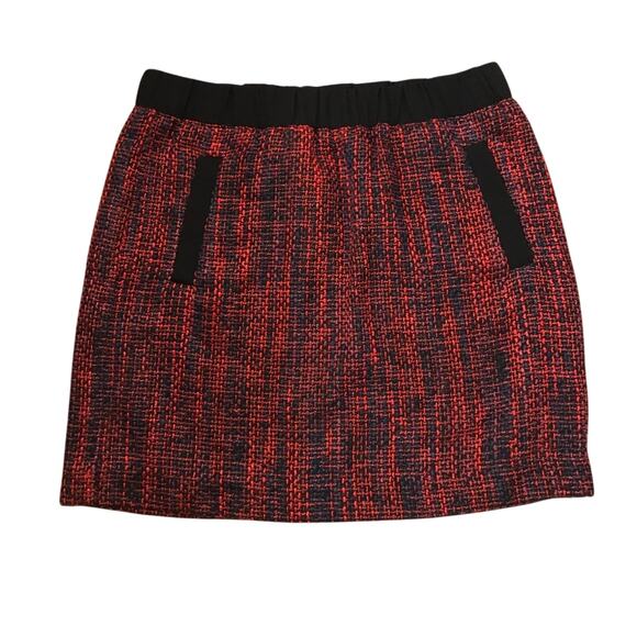 Loft Red Skirt Woven - Picture 1 of 2